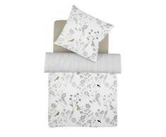 Fleuresse 402568 Fb. 1 Satin Bettwäsche 2-teilig, silber