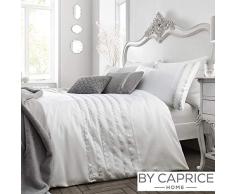 By Caprice Home Garbo Bettwäsche-Set, weiß, Doppelbett