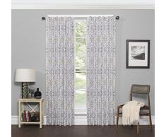 Vue Dowling Rückseite Tisch einzelnes Fenster Panel, schwarz, 95 x 52