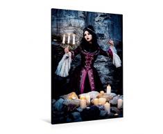 Calvendo Premium Textil-Leinwand 80 cm x 120 cm hoch, Gothic | Wandbild, Bild auf Keilrahmen, Fertigbild auf echter Leinwand, Leinwanddruck: Jessie D. Luna Menschen Menschen