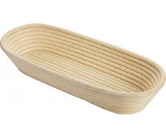 Westmark 32022270 GÃ¤rkÃ¶rbchen oval groÃ, Rattan und Korb, beige, 39.50 x 15.40 x 7.20 cm