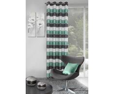 Eurofirany, Ösenschal Bess, grün, 140x250 Vorhang, 100% Polyester, 0.02 x 140 x 250 cm