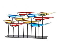 Dale Tiffany Lampen Skulptur/Figur, Art Glass, Multicolor