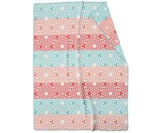 biederlack Überwurf, Baumwollmischgewebe, 150 x 200 cm, Korallentürkis