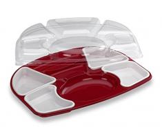 GUILLIN prp7krb Karton Kit Knietablett Prestige 7 Fächer Boden und Deckel, Kunststoff, Mehrfarbig, 42 x 32,6 x 7,5 cm