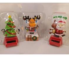 Midwood Brands, LLC Tanzender Weihnachtsbaum mit Freunden, Frohe Elch und Weihnachtsmann mit Rentier