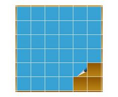 FoLIESEN Fliesenaufkleber fÃ¼r Bad und KÃ¼che - 10x10 cm - lichtblau matt - 1.000 Fliesensticker fÃ¼r Wandfliesen