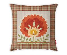 Bonamaison Dekorativ Kissenhülle, Kissenbezug, Zierkissenbezug, Wohnkultur, Für Sofa, Kaffeestube, Größe: 45X45 cm - Entworfen und hergestellt in der Türkei