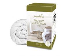 Snuggledown Bettdecke „Wash and Dry Me“ mit Entenfedern und Daunen, weiß, Doppelbett
