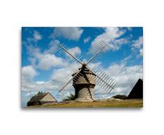 Calvendo Leinwand Windmühle 75x50cm, Special-Edition Wandbild, Bild auf Keilrahmen, Fertigbild auf hochwertigem Textil, Leinwanddruck, kein Poster