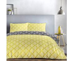 Fusion Bettwäsche-Set, 52% Polyester, 48% Baumwolle, Ockerfarben, Doppelbett
