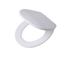 Tiger Toilettensitz Boston mit Absenkautomatik und Easy-Clean-Funktion, Duroplast weiß / Metallbefestigung: chrom