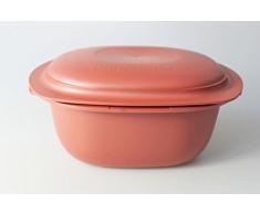 TUPPERWARE UltraPro 3,5L Backform + Deckel terrakotta Auflaufform Kasserolle H31