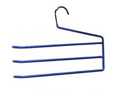 Kesper 16503 Hosenbügel, 2-er Pack aus Metall, blau