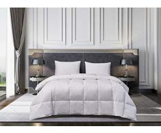 Naples Schmusetuch aus ungarischen Gänsedaunen, 700 Fadenzahl, Weiß King weiß