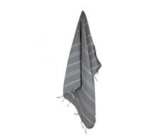 Hands On Hüfte türkische Peßemal Geschirrtücher Home Accents für Küche Bad und Bett – 100% Baumwolle 38,1 x 76,2 cm grau