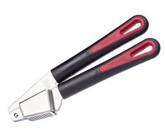 Westmark Knoblauchpresse mit herausnehmbarem Gittereinsatz, Länge: 19,7 cm, Rostfreier Edelstahl/Kunststoff, Gallant, Schwarz/Rot/Silber, 29362270