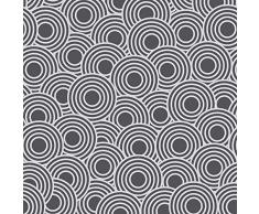 Plage 9 Fliesen Sticker - Alghero Noir, schwarz, 10x10cm