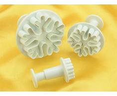 WeiÃ Kunststoff Teig Schaber 13108Â Salatbesteck Designs Ice Flasche Set von 3Â StÃ¼ck 9Â x 21Â x 7Â cm