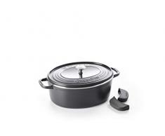 GreenPan Featherweights Dutch-Oven Schmor-Kochtopf mit Deckel oval 25-cm Ø Aluminium 50% leichter als Gusseisen Backofen-fest Spülmaschinen-geeignet alle Herde