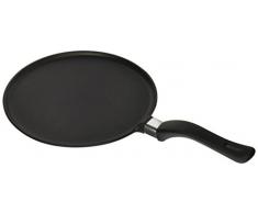 H+H EX Chef Crêpepfanne Antihaftbeschichtung mit 1 Griff, Aluminium, schwarz