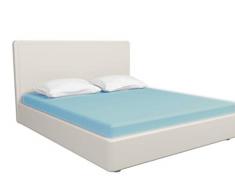 Charlotte Thomas Unifarbenes Perkal-Betttuch angepasst für King Size Bett hellblau