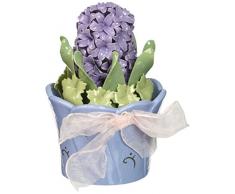 COSMOS 743–13 feine Blüten Übertopf Porzellan Figur, 4–3/4-Zoll