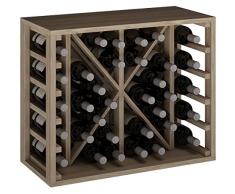 Expovinalia er2531 Weinregal, Holz, weiß