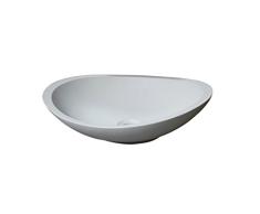 Taberner Waschbecken Design Tropical, Kunstharz, Weiß, 45 x 38 x 13 cm