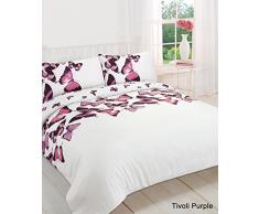 Tivoli Bettw�sche Butterfly Kopfkissenbezug Bettw�sche-Set f�r Doppelbett, King Size, alle Gr��en, violett, Super King