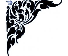 INDIGOS Wandtattoo, Bunt