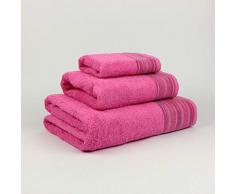Natural Handtuch 3er Set Ana 400 Gr pink one Size
