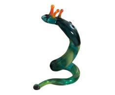 EE Glass Glasfiguren Cobra klein mundgeblasen Kunst Sammlerfiguren
