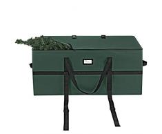 ProPik Aufbewahrungstasche für den Weihnachtsbaum, strapazierfähig, 61 cm hoch x 61 cm breit x 152,4 cm lang, mit Griffen Oben und seitlichen Gurten, passend für bis zu 2,7 m hohe zerlegte Bäume grün