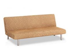 Bartali Sofabezug Clic-clac Elastisch Aitana, 50% Polyester, 45% Baumwolle, 5% Elastan, Beige, Standard