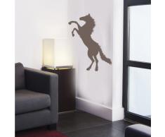 INDIGOS 4052166133265 Wandtattoo w603 Tribal schönes stehendes Pferd Wandaufkleber 120 x 91 cm, braun