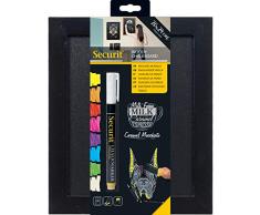 SECURIT Kreidetafel, Mehrfarbig, 20x24cm