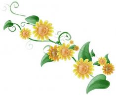 Indigos 4051719960488 Wandtattoo MD421 schÃ¶ne Orchideen 96 x 33 cm, bunt farbig