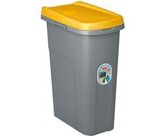 Stefanplast Abfalleimer, Gelb, 40 l