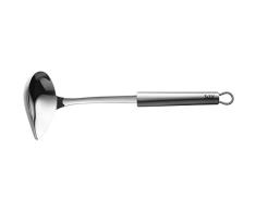 Silit Classic Line Gießlöffel, 28 cm, Edelstahl poliert, Saucenlöffel mit Schnaupe, spülmaschinengeeignet