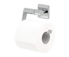 Tiger Dock Toilettenpapierhalter ohne Deckel, schwenkbarer Papierrollenhalter aus verchromtem Edelstahl, B x H x T: 13,2 x 9 x 4 cm