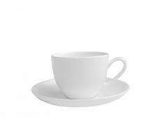 H+H Kaffee Tasse, Keramik, weiß, 90 ml, 12 x 12 x 6 cm