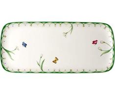 Villeroy & Boch Colourful Spring Kuchenplatte, Premium Porzellan, Weiß/Bunt