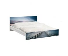 Apalis 93698 Möbelfolie für Ikea Malm Bett niedrig 140x200 cm - Steg Promenade, gröÃe 77 x 157 cm