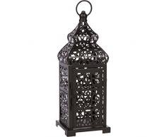 Tempel im marokkanischen Stil Laternen schwarz