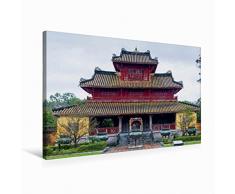 Premium Textil-Leinwand 75 x 50 cm Quer-Format Hien Lam Pavillon, Hue | Wandbild, HD-Bild auf Keilrahmen, Fertigbild auf hochwertigem Vlies, Leinwanddruck von Martin Ristl
