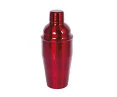 H&H Cocktail Shaker, Rot/Stahl, 55 cl