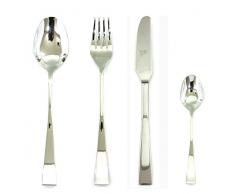 MEPRA Italia Besteck-Set, 24 Stück, Silber