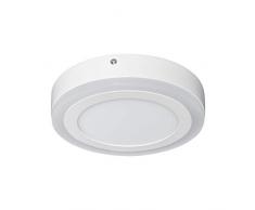 Osram LED Wand- und Deckenleuchte, Leuchte für Innenanwendungen, WarmweiÃ, Bereiche einzeln steuerbar per Wandschalter, Erinnerungsfunktion, LED Click Round Round