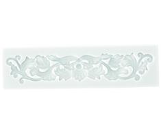 silikomart 71.493.00.0096 Backform für Kuchen SLK393 Frison Silikon, Weiß